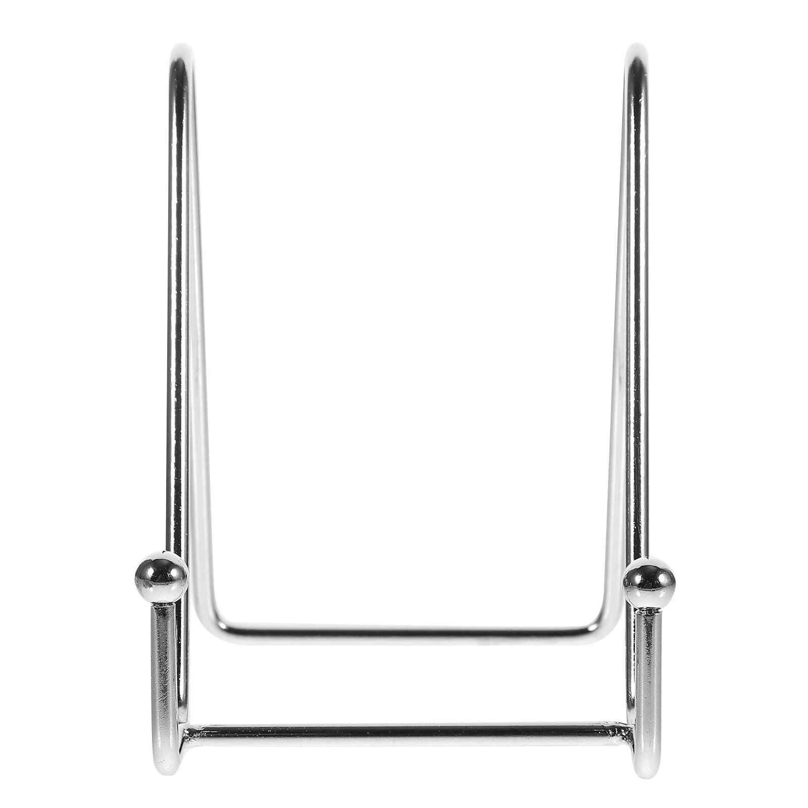 

Translucent Photo Frame Stand Office Picture Holder Easel Iron Dish for Display