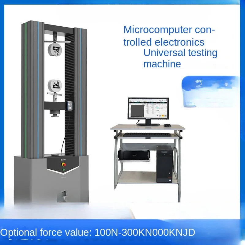 Microcomputer Controlled Electronic Rally 10 Tons Metal Material Stretching Double Arm Testing Machine