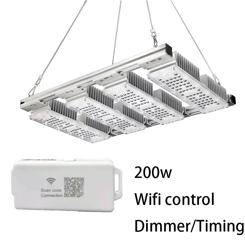 Luz led de espectro completo con control por aplicación, 200w, gran venta en EE. UU., Reino Unido, Thanilnd, Polonia, Alemania