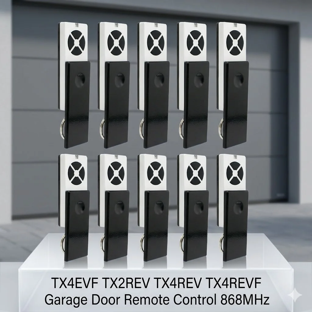 

10pcs Garage Door Remote Control Opener 868MHz Compatible with TX4EVF TX2REV TX4REV TX4REVF