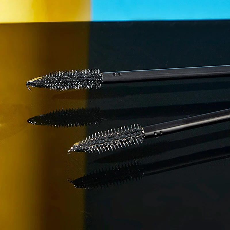 Preto grosso olho preto alongado impermeável à prova de suor longa duração rímel configuração creme festa encaracolado grosso volume cílios