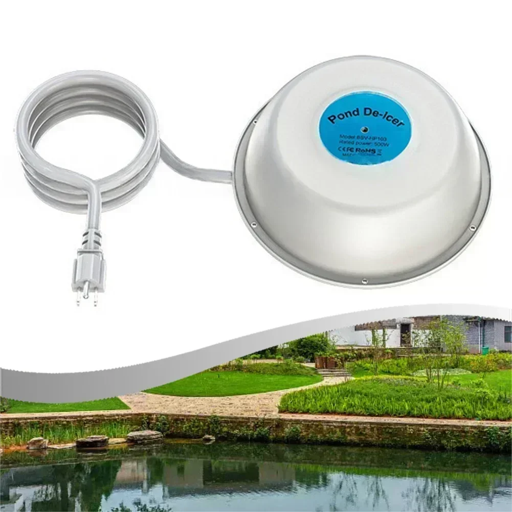 

500W Floating Pond Heater with Thermostat for Efficient Ice Melting Construction for Long Lasting Winter Protection