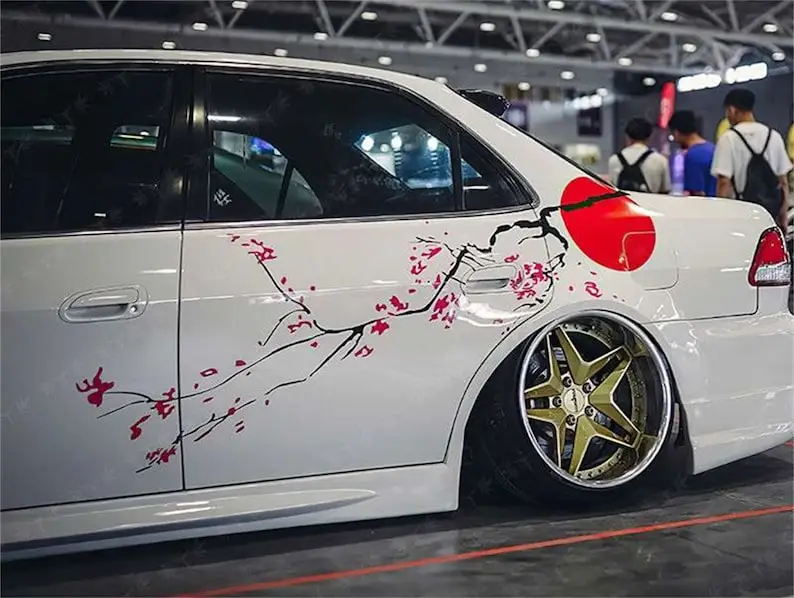 

Sakura Car Livery,Sakura Theme Side Car Vinyl Livery, Universal Size, Car Livery,Car sticker