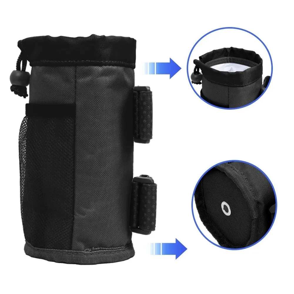 Outdoor Sports Insulated Scooter Water Bottle Holder Mesh Bag Bumper Cover Bike Cup Holder Handlebar Cup Holder Bike view 3