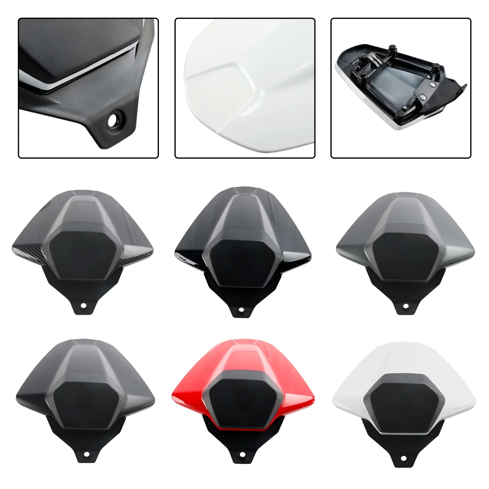For Ducati Monster 950 937 2021 2022 2023 2024 Motorcycle Rear Passenger Cowl Seat Back Cover Fairing Part