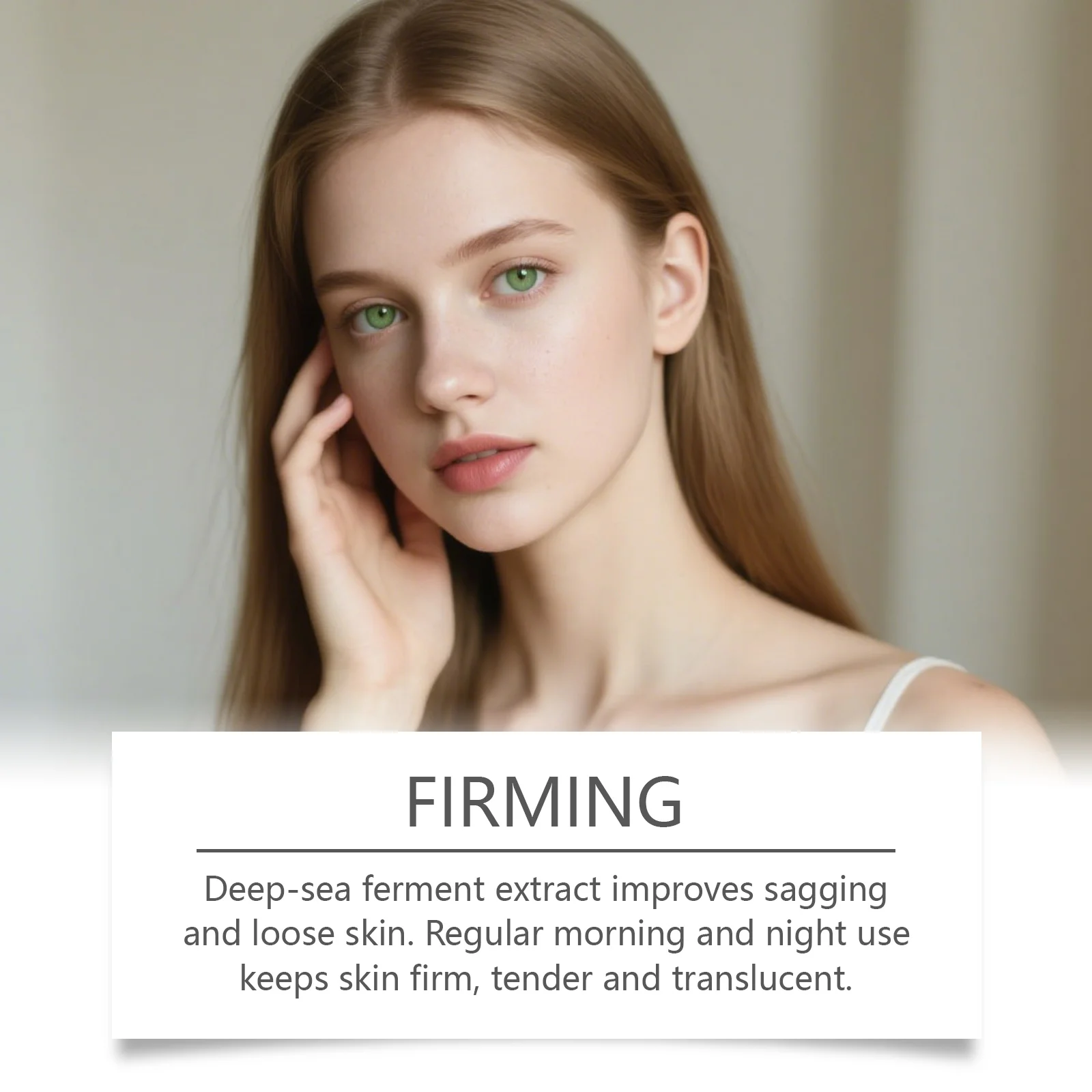Firming Nourishing Cream Neck Face Lifting Hydrating Improves Sagging Skin Reduces Fine Lines Enhances Elasticity Brightens 50ml