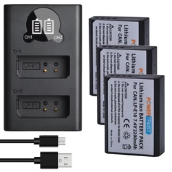 LP-E10 Battery/Rapid Dual Charger for Canon LC-E10,EOS Rebel T3 T5 T6 T7 T100 Kiss X50 X70 X80 X90 1100D 1200D 1300D 1500D 4000D