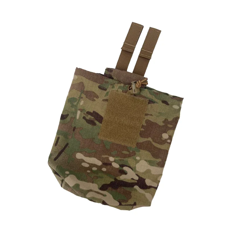 Tactical Drop Dump Pouch Airsoft Molle Magazine Pouch Multicam Paintball EDC Foldable Recycling Storage Bag Gear