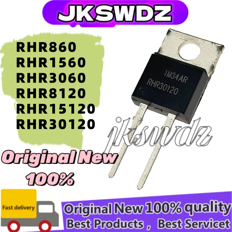 صمام ثنائي سريع الاسترداد مستورد أصلي، 2025، جديد RHRP860 RHRP1560 RHRP3060 RHRP8120 RHRP15120 RHRP30120 RHR30120