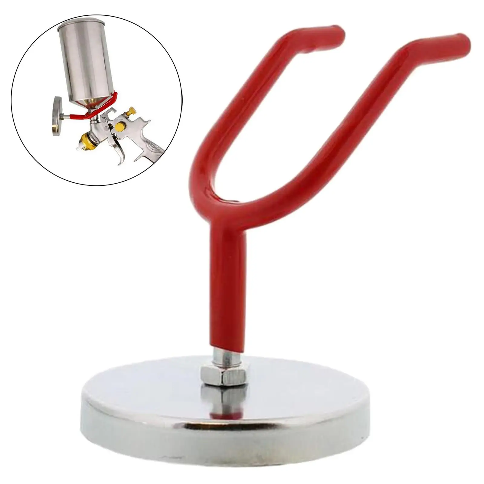 Auto Paint Panel Stand Magnetic Paint Spray Gun Holder