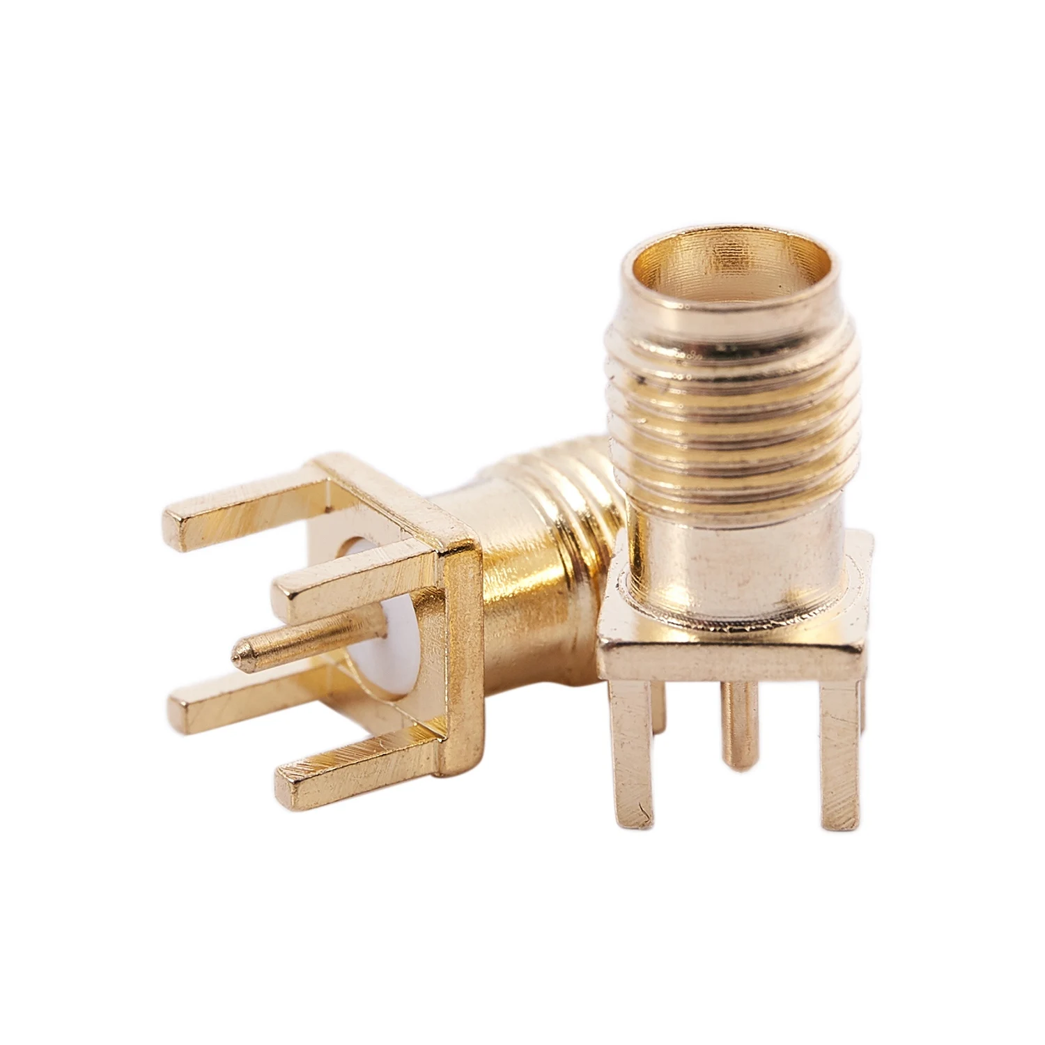 AD41-10x SMA fêmea jack solda PCB montagem conector RF reto