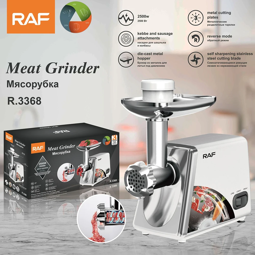 

2500W High Power Electric Meat Grinder Machine Food Processors Vegetable Chopper Crusher Mixer Household Blenders For Kitchen