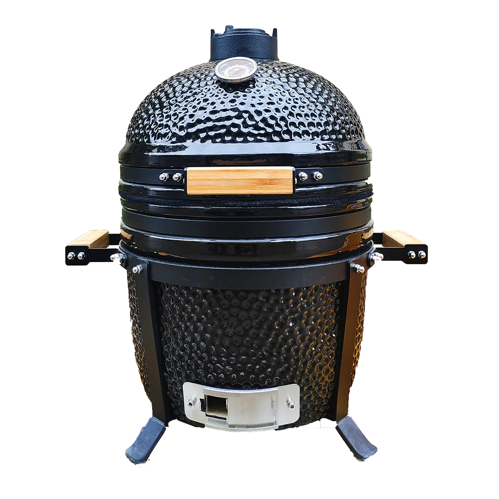 

Kamado 15 Inch Auplex Ceramic Kamado Charcoal BBQ Smoker Grill Outdoor Vertical Cooking Wholesale Grill
