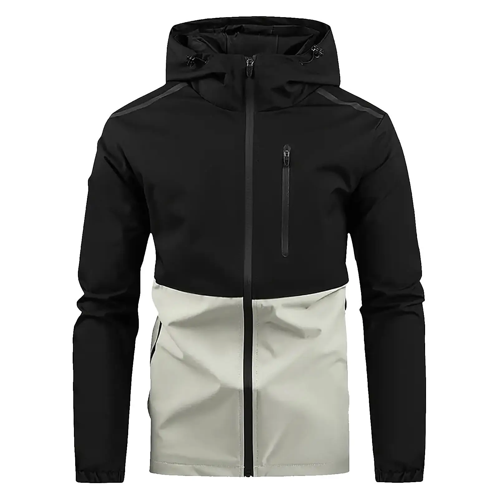 

Мужская водонепроницаемая ветрозащитная куртка, пальто, мужские походные уличные куртки-карго с капюшоном, мужская спортивная рабочая верхняя одежда с несколькими карманами, ветровка