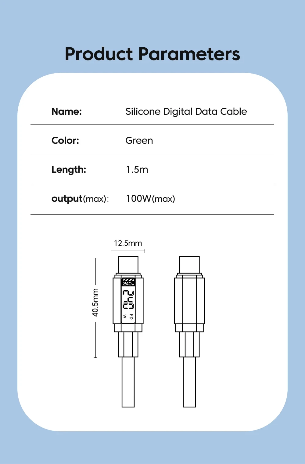 NNBILI 5 Stück 240 W Typ-C-Kabel, schnelles Ladekabel, Datenkabel für iPhone, Samsung, Xiaomi, Huawei, USB-C auf Typ-C, Schnellladekabel – Detail 7