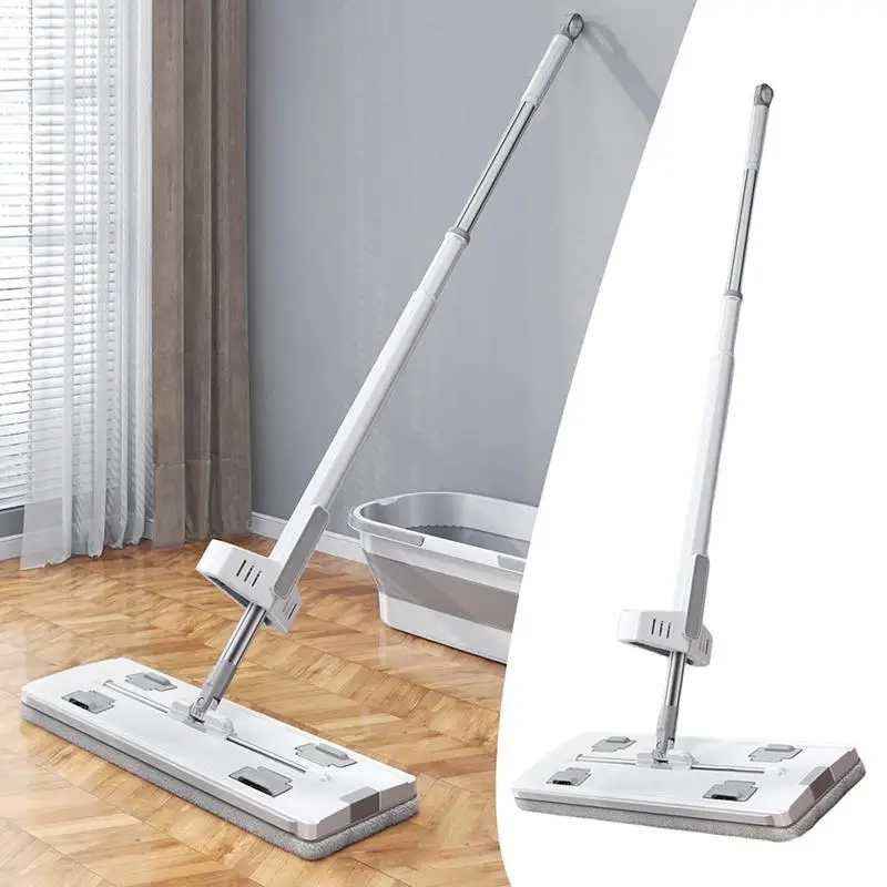 

Швабра для мокрой уборки Поворотная на 360 градусов, с автоматической пружиной