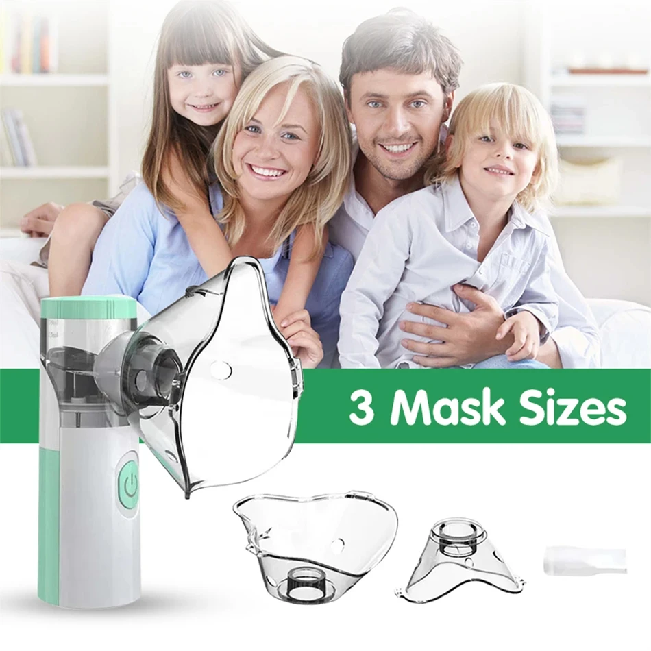 Handheld Portable autoclean Inhale Nebulizer Mesh Atomizer silent inhaler nebuliser inhalator for kids nebulizador portatil