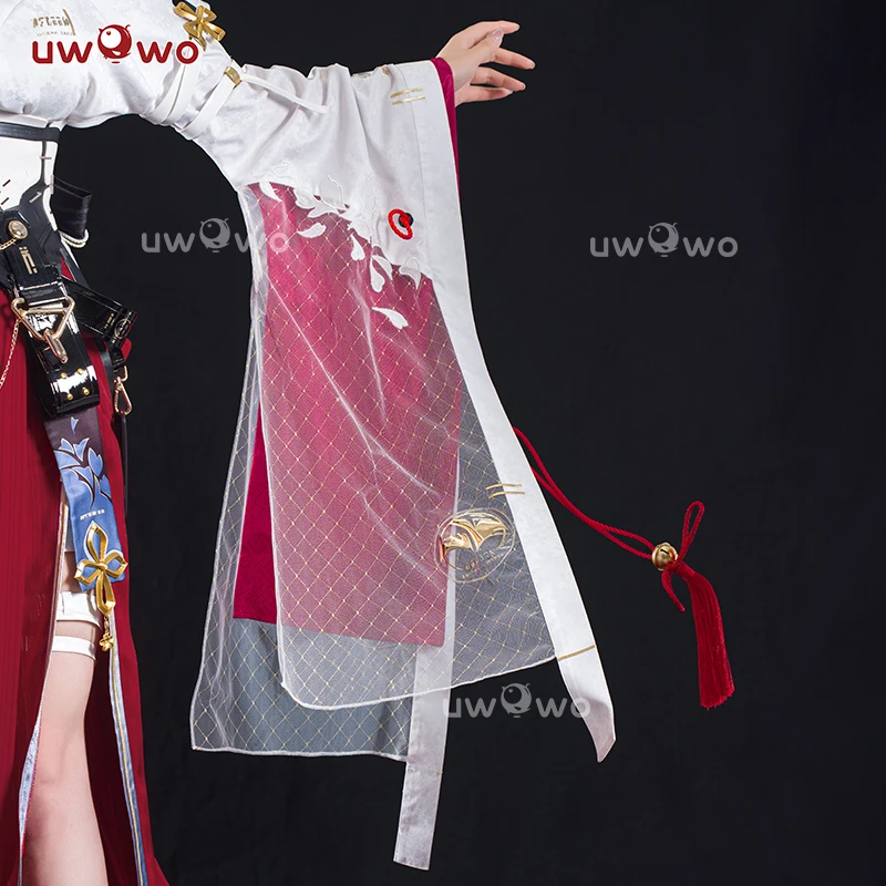 사전 판매 UWOWO Hiyuki 코스프레 게임 Wuthering Waves WuWa Hiyuki 코스프레 의상 할로윈 의상