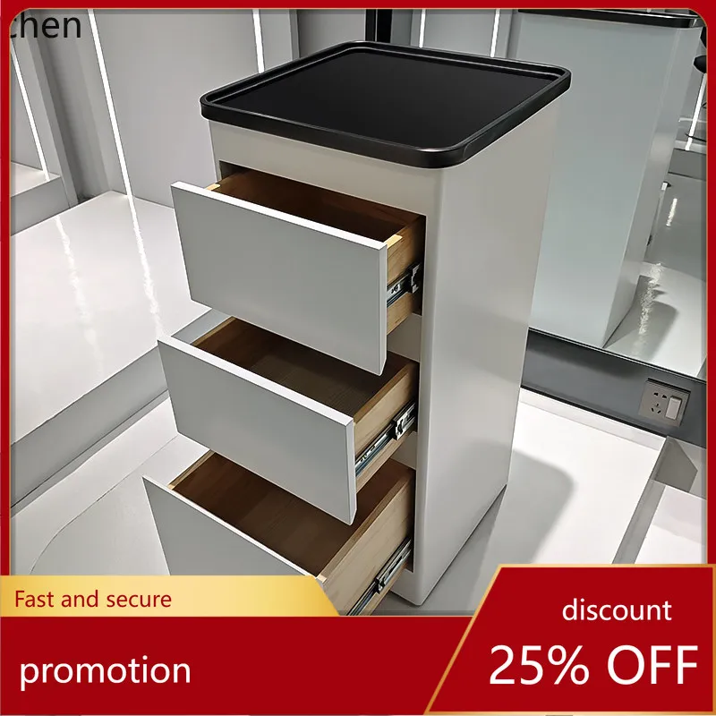 

HT Internet Celebrity Barber Shop Tool Cabinet Hair Salon Special Hairdressing Storage Haircut Tool Table Hairstylist Organizer