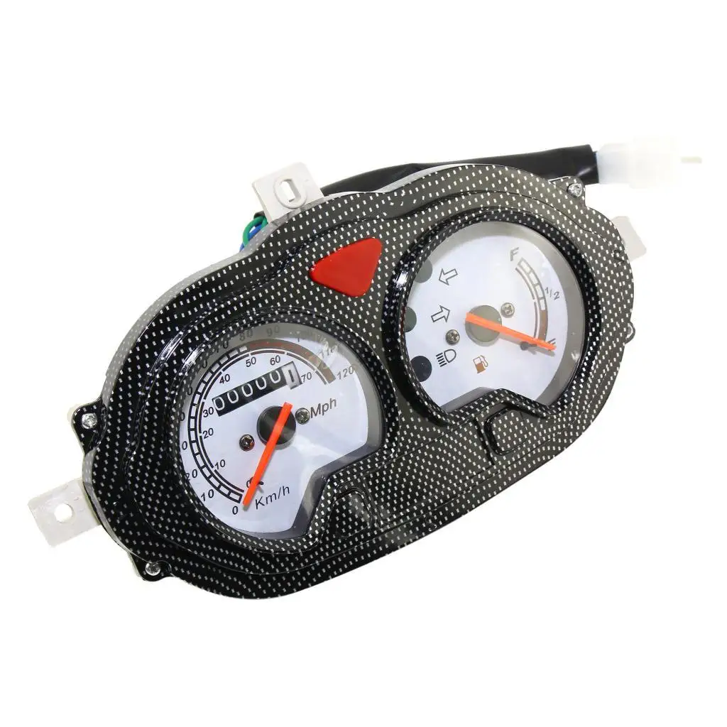 Motorcycle Scooter 7 Pins Speedometer Cluster Panel Assembly for