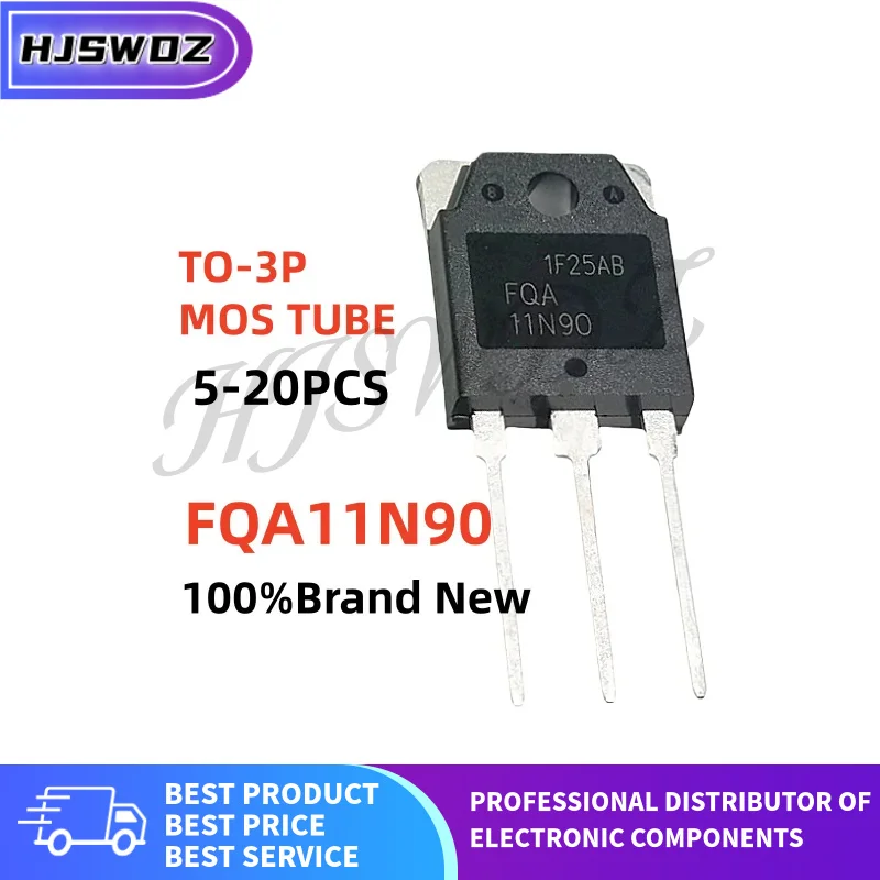 5-10-20PCS FQA11N90 FQA 11N90 MOSFET Field effect transistor New and quality  TO-3P