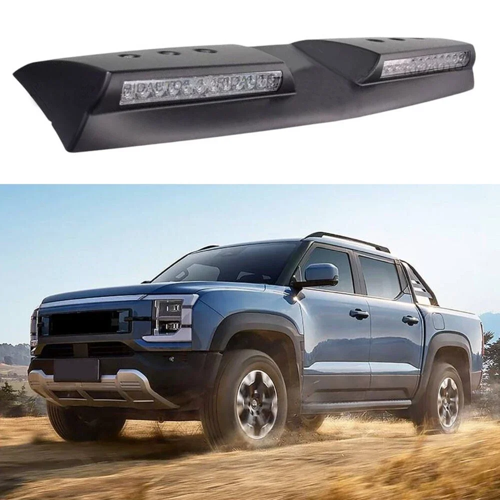 Roof Top Light Bar With LED DRL For BYD Shark 6 2025 2026 Car Roof Light Lamp Off-Road Roof Spotlight Daytime Running Light
