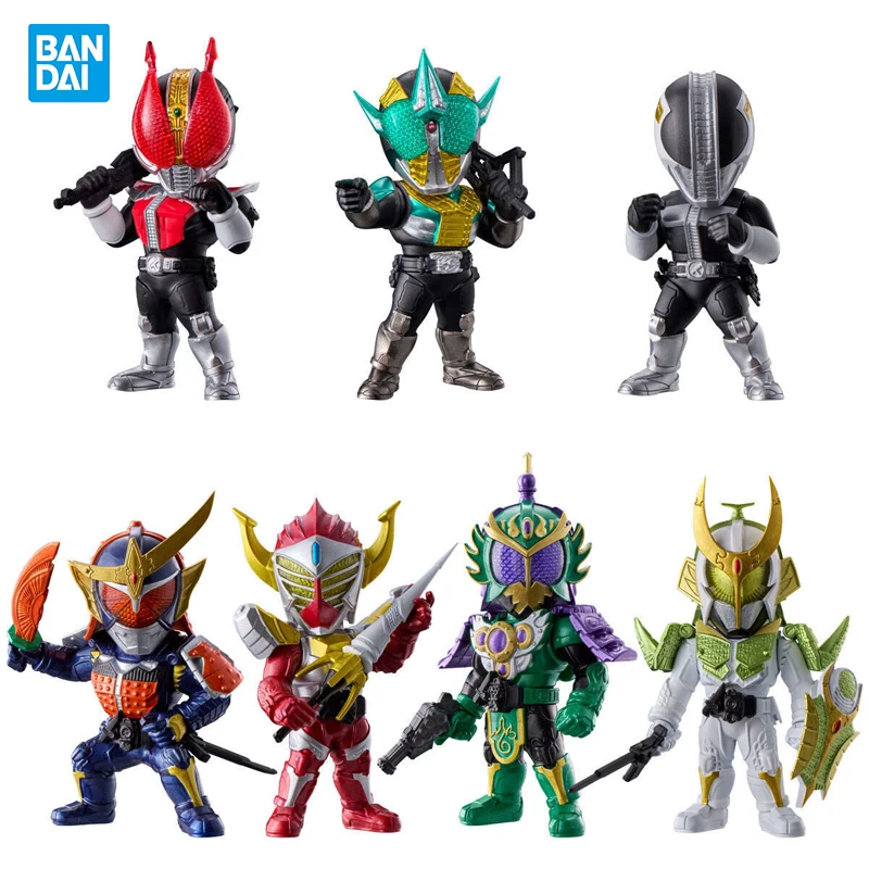Bandai Digimon Gachaแคปซูลกล่องตาบอดKamen Rider Zangetsu Kamen Rider Den-O Gaim Gashaponอะนิเมะรูปของเล่นสําหรับนักสะสม
