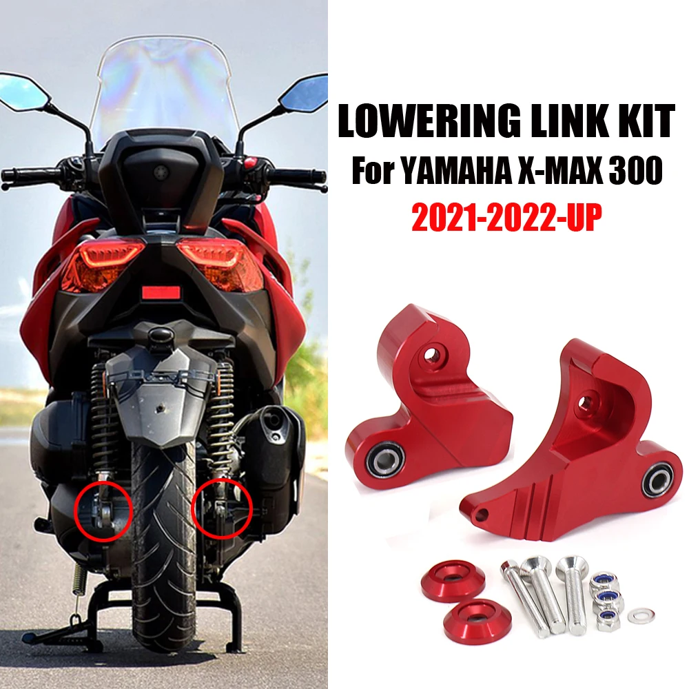 

2021 2022 Motorcycle Accessories Lowering Link Kit Rear Load Suspension Shock Absorber Adjuster For Yamaha X-MAX300 X-MAX 300