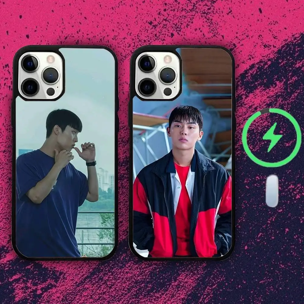 

C-Chois H-Hyun W-Wook Phone Case For iPhone 16e,16,15,14,13,12,11,Plus,Pro,Max,Mini Magsafe Magnetic Wireless Charging