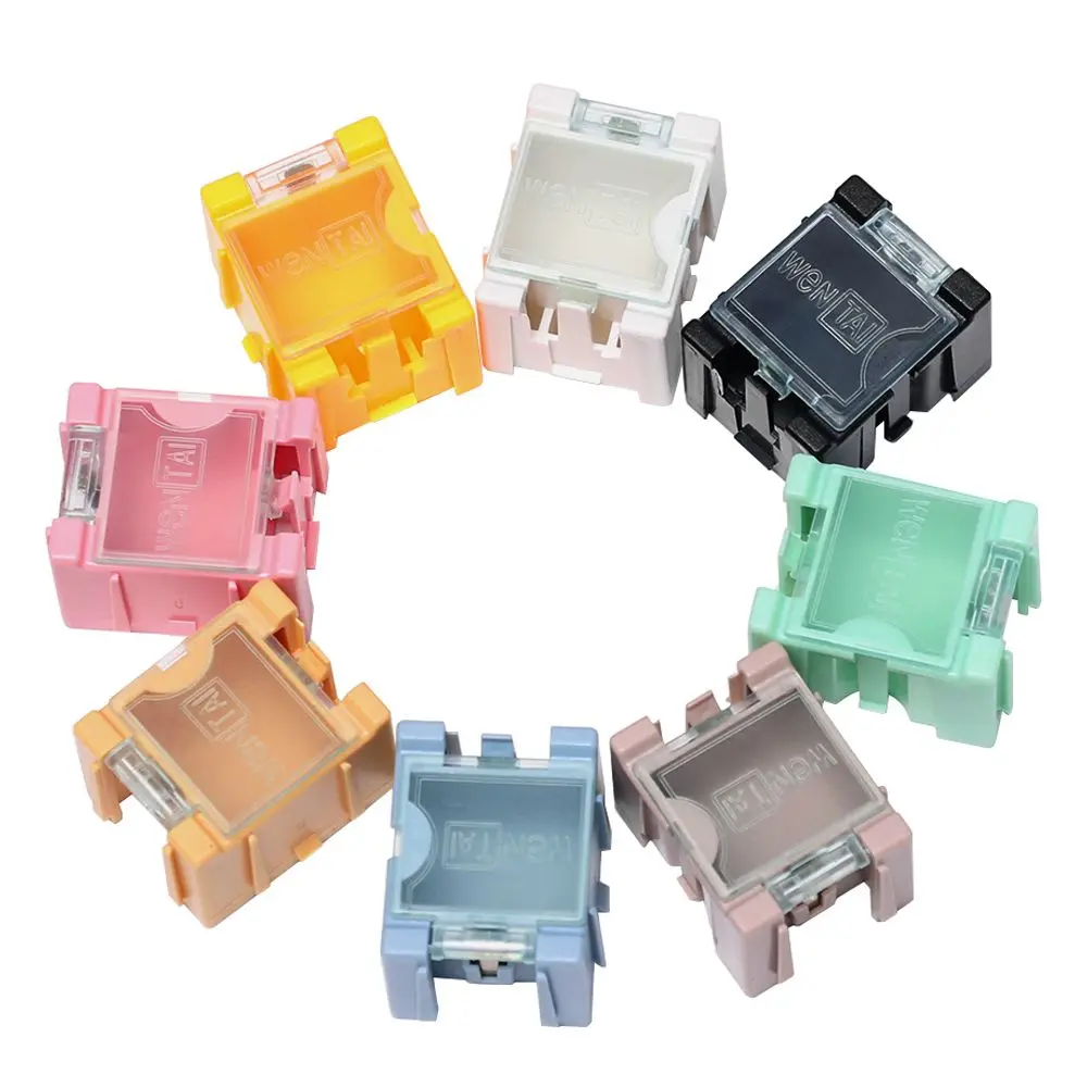 5PCS Plastic patch box Power Tools Accessories SMD Storage boxes SMT Component container SMT Kit Electronic parts case
