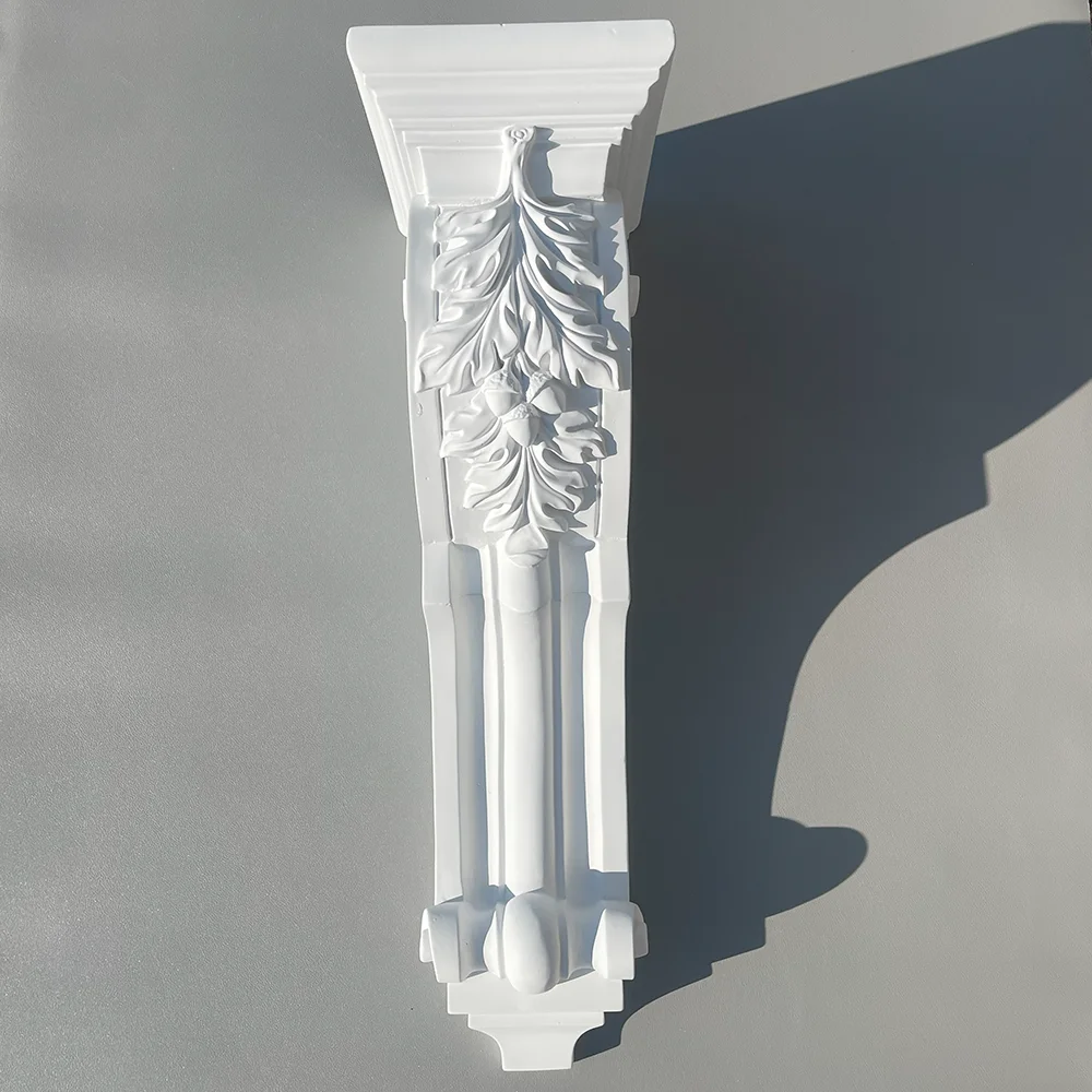 PU Simulated Gypsum Corbels Pillar Head Brackets  Lightweight Decorative Corbel for Home  Interior Wall Ceiling Architectural De