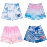 Summer Eric Emanuel EE Basic Mesh Short Classic Floral Printed Gym Shorts Men's Gym Basketball Sports Beach Men Shorts