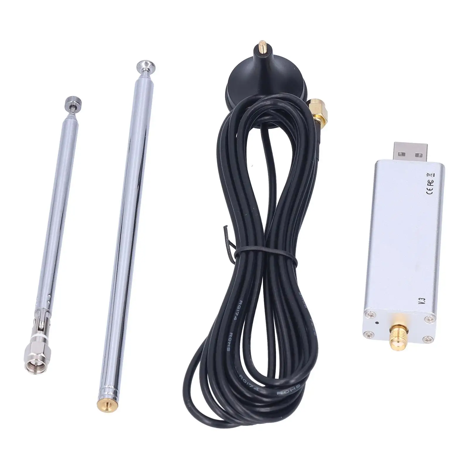 

High Stability TCXO Airband Transceiver Full Band Receiver 01MHz to 19GHz Temperature Compensated Aviation Software Receiver