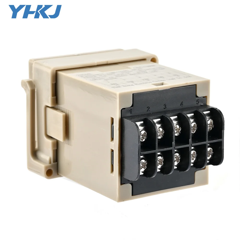 Imagem -05 - Série Digital Relé Tempo Contador Temporizador Multifunções Contador Rotativo Revolução Contador 220v ac 380v dc 24v dc Zn48
