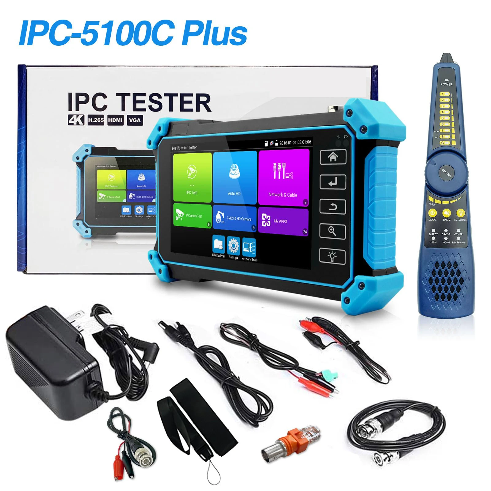 ET-IPC5100C 8K IP كاميرا تستر كاميرا الأمن CCTV عدة الملحقات وأدوات اختبار تركيب الكاميرا