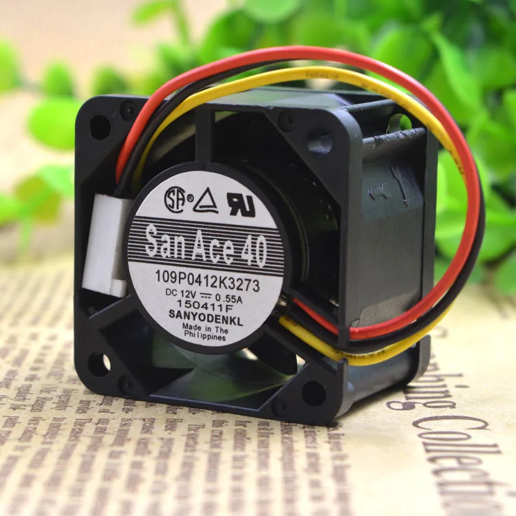 Вентилятор постоянного тока 4 см/см 4028 12 В/Вентилятор охлаждения сервера 1U