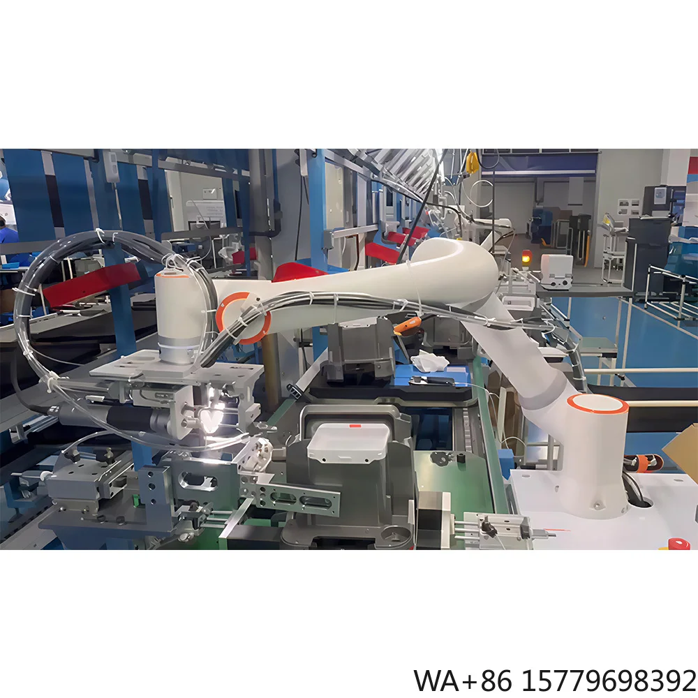 HWINT Cost Saving Vision Guided 6 Axis Articulated Robot Arm for Heavy Welding Component Transfer and CNC Tending