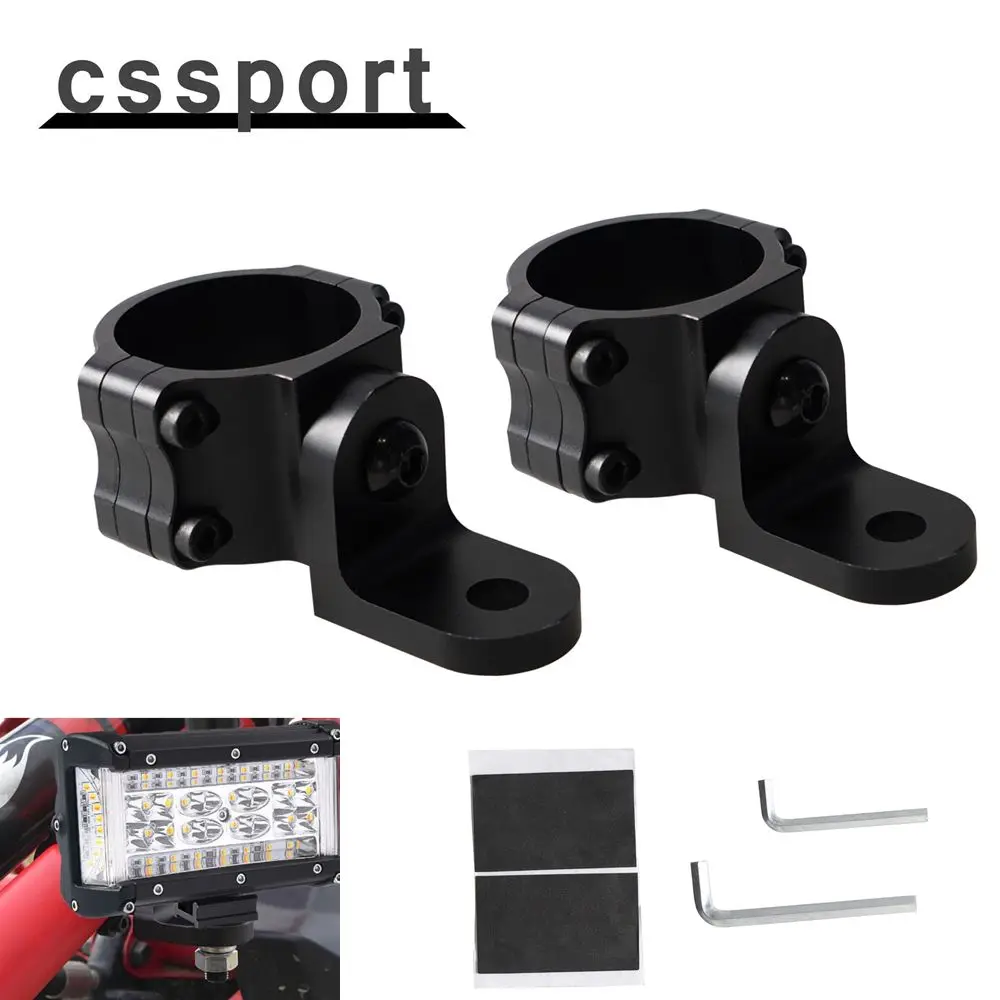 New 2 pcs Adjustable LED Whip Light Mount Bar Brackets for UTV for RZR 900 1000 XP Pro Maverick Rollbar Bracket High Quality