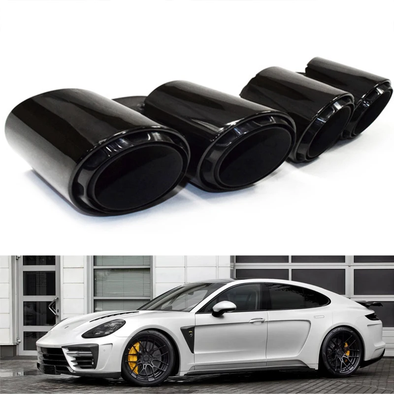 

For Porsche Panamera 971 2017 2018 2019 2020 2021 Car Exhaust Systems muffler nozzle steel Tailpipe car accessories tuning