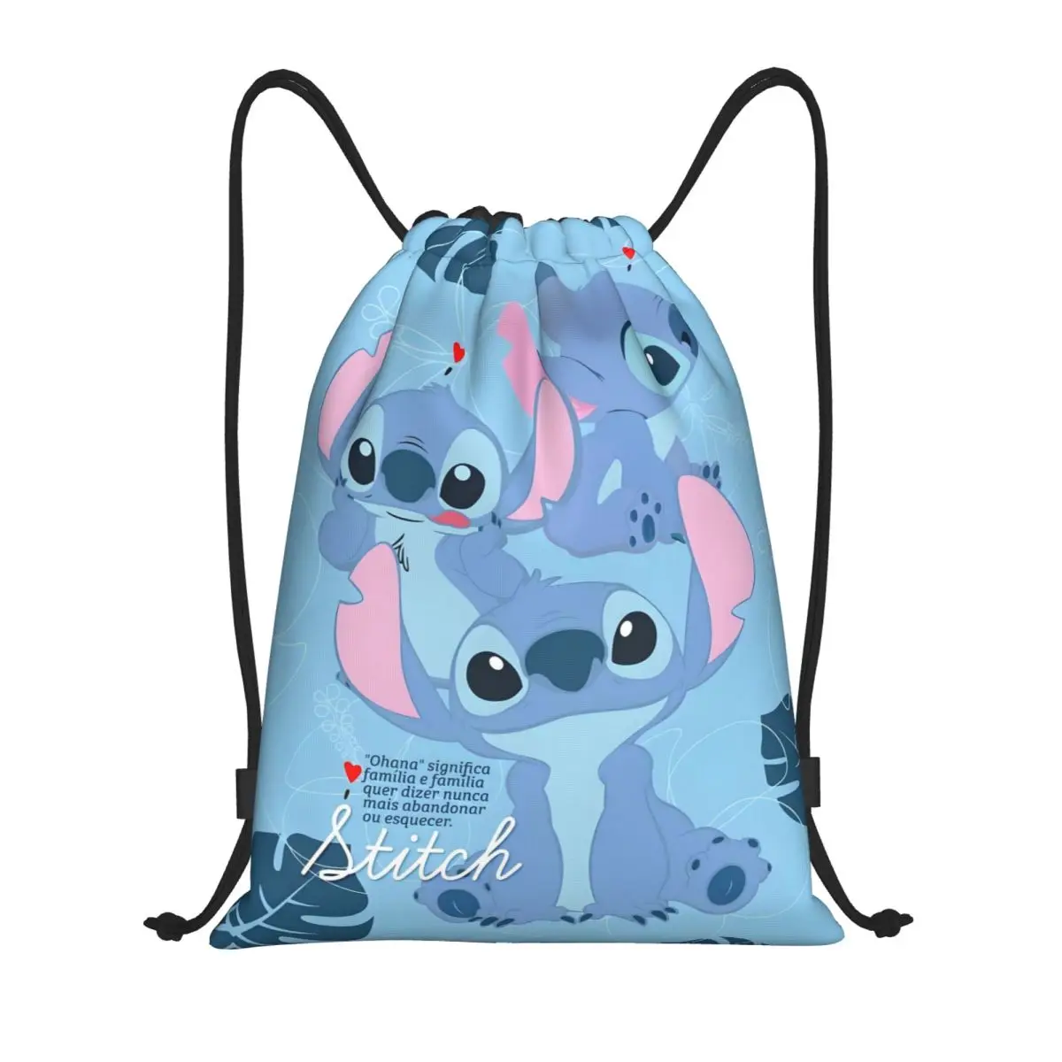 

Custom Stitch Drawstring Backpack Sports Gym Bag for Men Women Training Sackpack