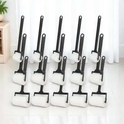 15Pcs Art Painting Sponge Brush Set Smooth Safe Kids Painting Roller Crafts Supplies Preschool Handcraft Tools