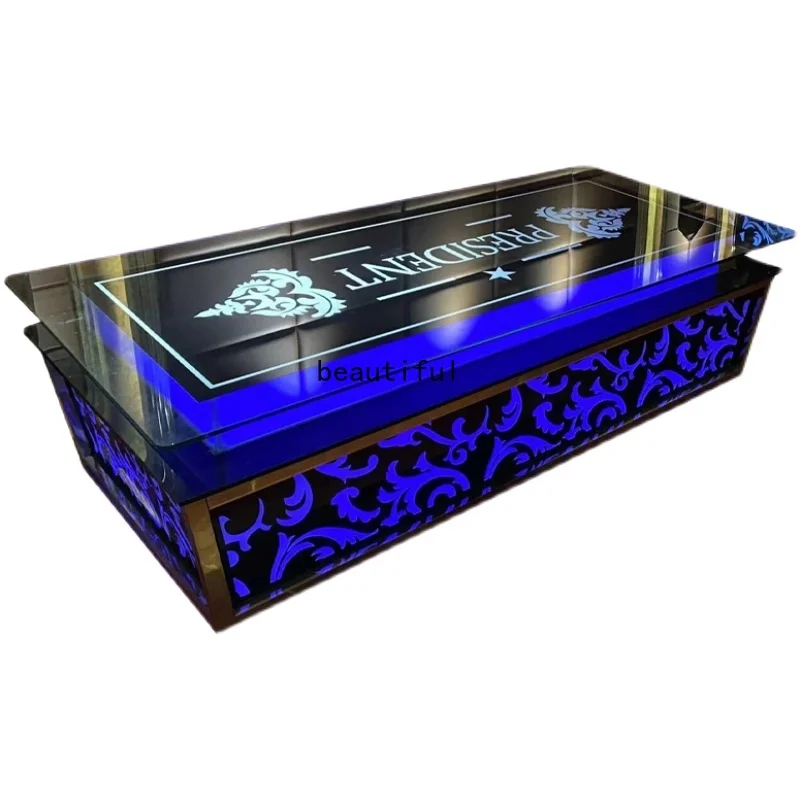 Luminous Nightclub Private Room Special K Room Tempered Glass Table