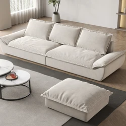 Stretch gąbka piankowa Sofa 3 osobowa Longue luksusowa kanapa dorosłych projektant niezwykłe ergonomiczne Canape Salon meble do salonu