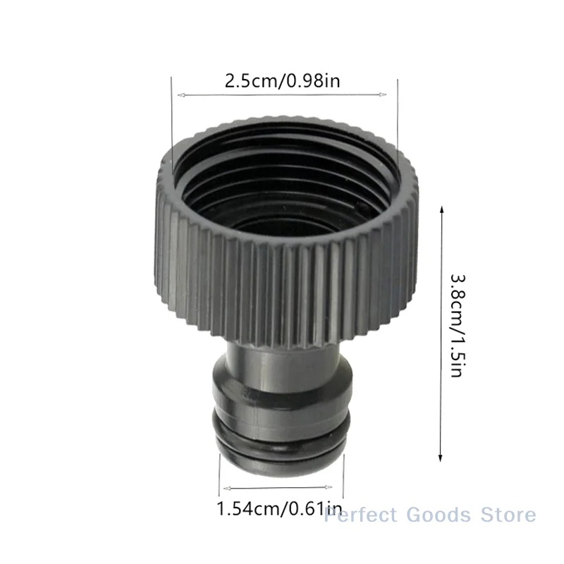 5Pcs Plastic 3/4 Inch Female Thread Garden Irrigation Quick Coupling Faucet Connector Adapter