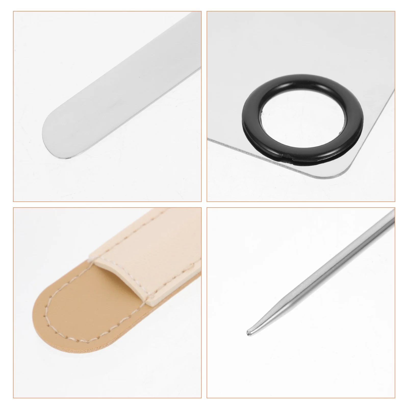 

1 set Nail Art Foundation Blending Tray Tool for Makeup Studio Home Use Palette Mixing Plate