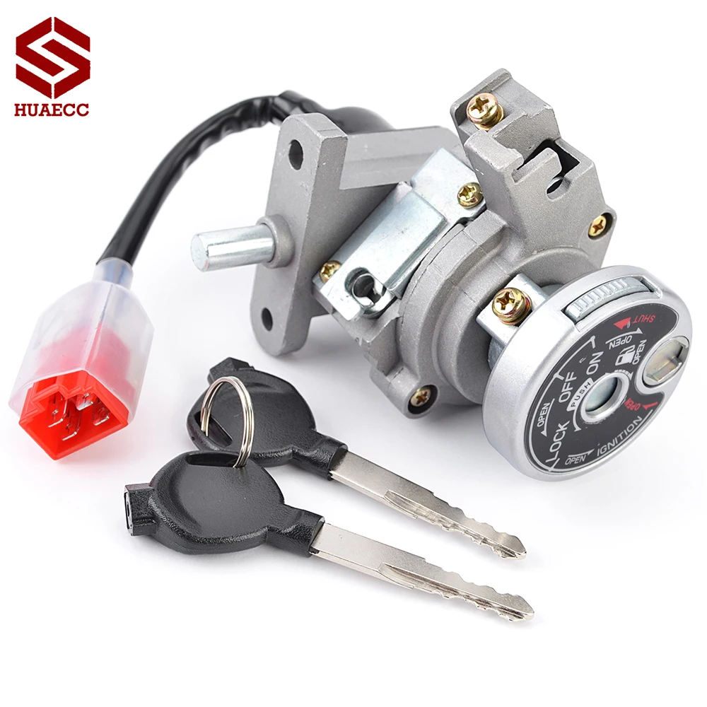 

2JS-H2501-03 Fuel Gas Cap Ignition Switch Seat Lock with Key Kit for YW125 Zuma 125 BWS125 R Zuma 125 2016-2020