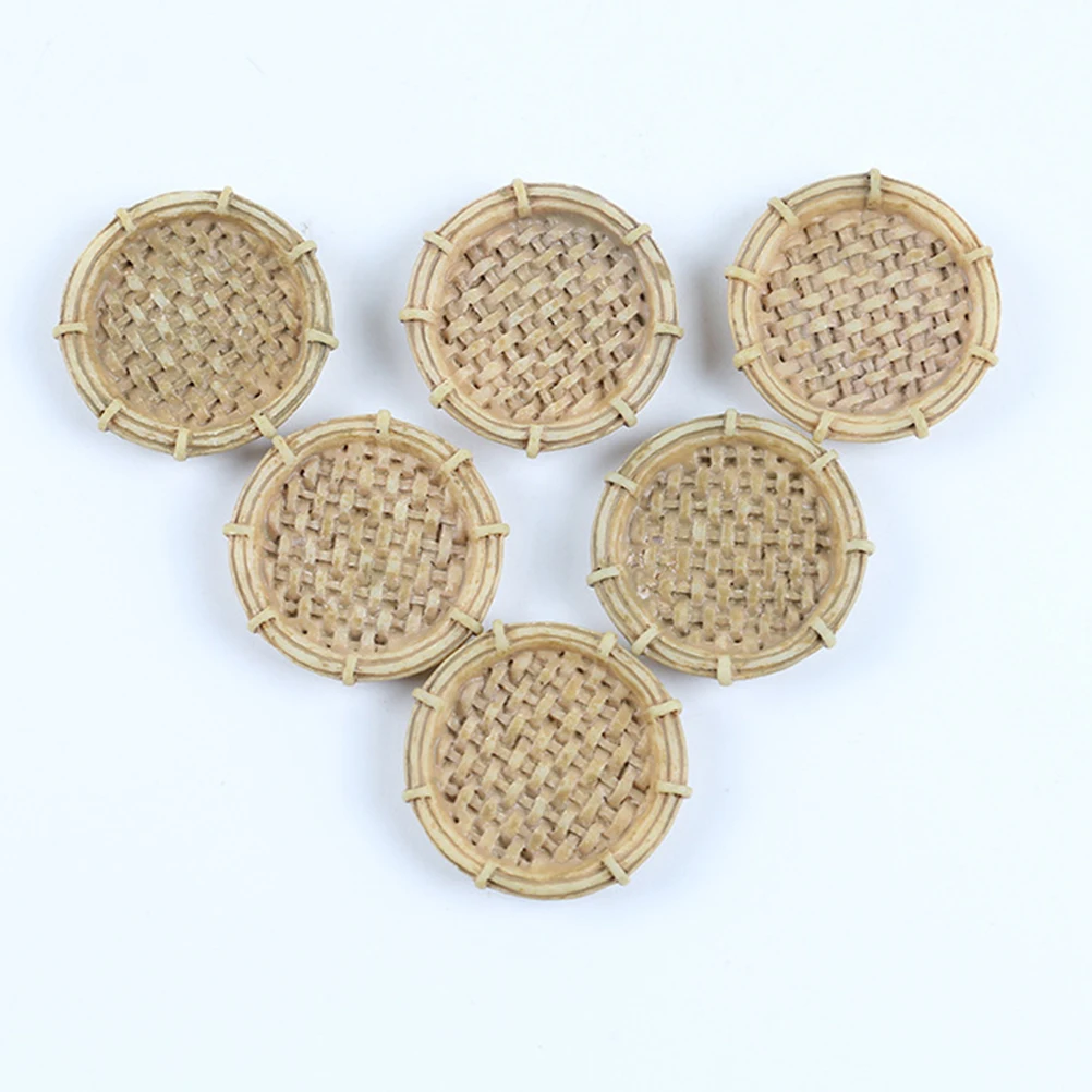 

10pcs Moss Micro L naments Resin Dustpan Scenery Fake Accessories Model Decor Bonsai Cake Desktop