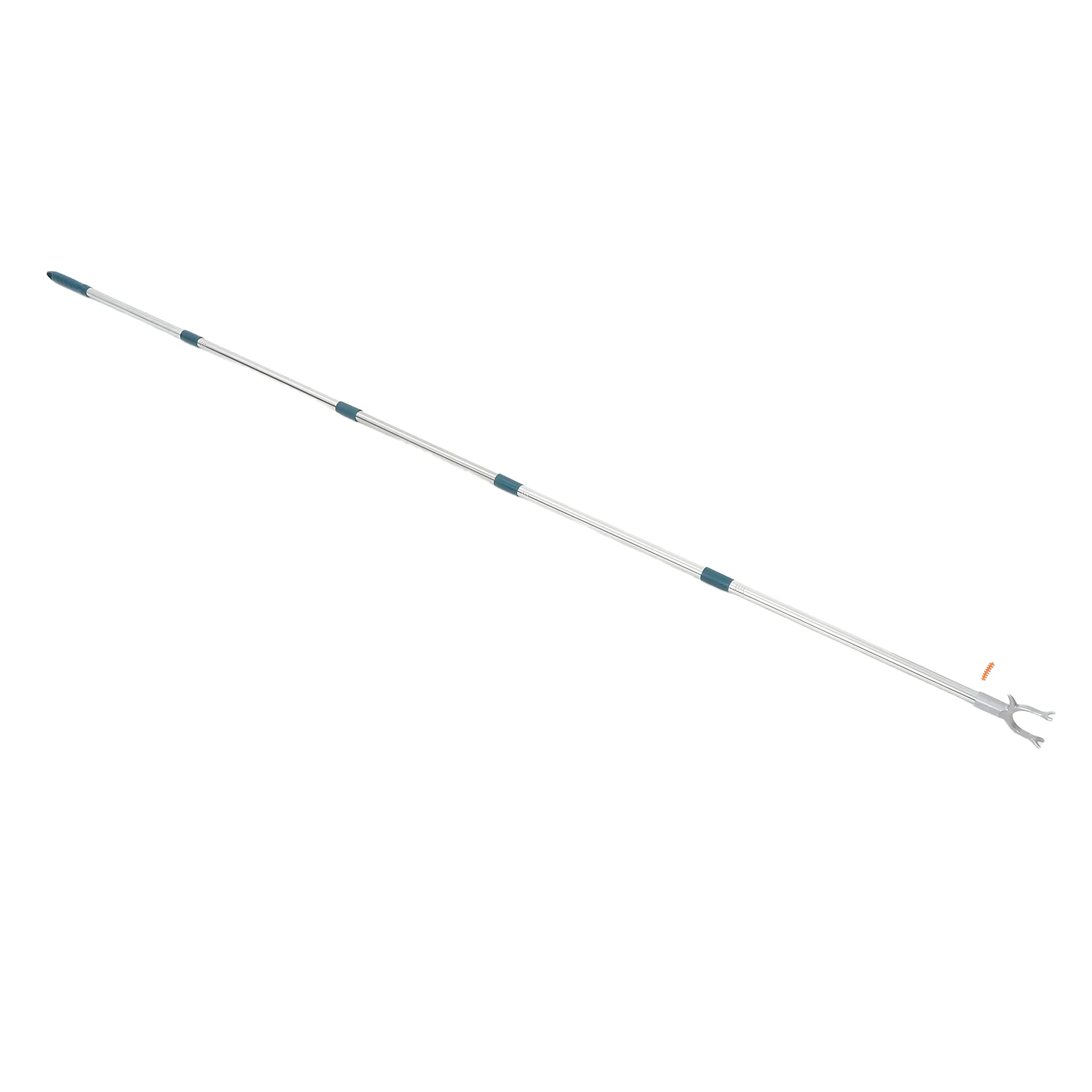 

Adjustable Clothesline Rod 5 Sections 201cm Stainless Steel Heavy Duty Easy Assemble Detachable Clothes Drying Supply