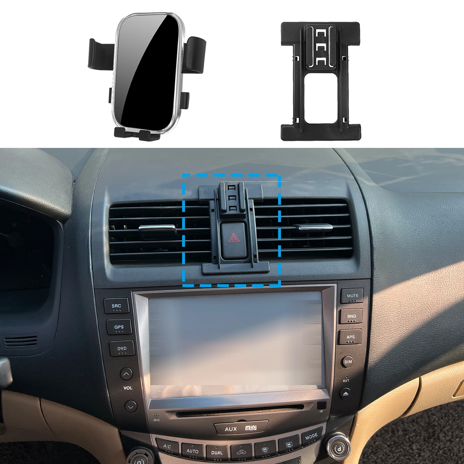 

GPS Bracket Navigation Stand Auto Accessoriesr for Honda Accord MK7 2004 2005 2006 2007 Car Mobile Phone Holde