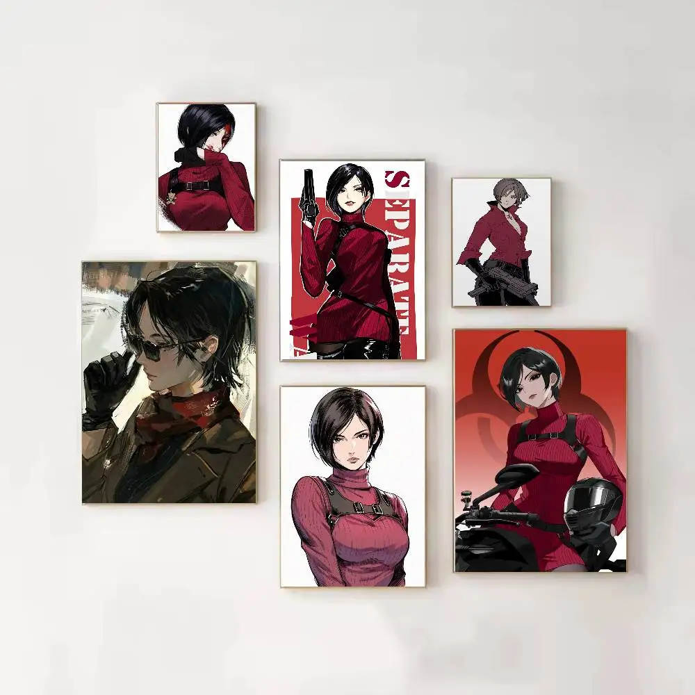 

A-Ada W-Wong Poster HD Self Adhesive Waterproof Wall Art Ideal for Home Office Dorm Gift